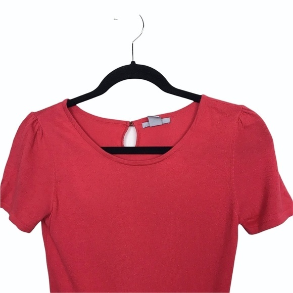 H&M Red Pink Short Sleeve Top - Picture 3 of 10